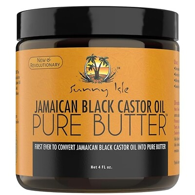#ad Jamaican Black Castor Oil Pure Butter 4 fl. oz. 100% Natural Ideal for Dry $17.99