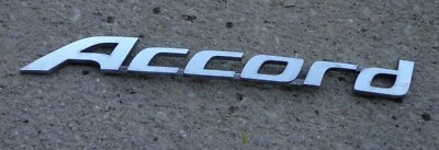 #ad Honda Accord emblem badge decal logo trunk rear chrome script OEM Genuine Stock $15.95