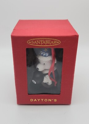 #ad Dayton#x27;s Santa Bear Ornament Wizard 8 Ball 1999 $7.99