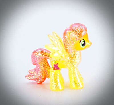 #ad FIM Diamond Crystal My Little Pony Figure Strawberry Sunrise Figurine Girls Toy $28.52