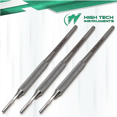 #ad Surgical Scalpel Handle Blade Holder #3 With Round Pattern German Stainless 3Pcs $10.25