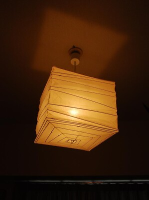 #ad Isamu Noguchi AKARI 33X Lamp Shade Japanese paper Pendant type Light Shade ONLY $155.88