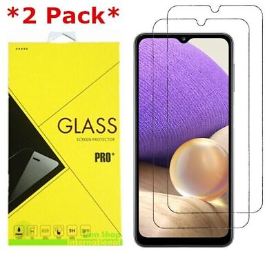 #ad #ad 2 Pack Premium Real Tempered Glass Screen Protector for SAMSUNG Galaxy A32 5G $3.99