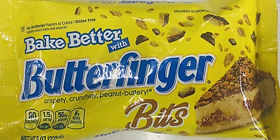 #ad BUTTERFINGER BITS Premium Baking Chips 8 oz Bag BAKE BETTER $12.99