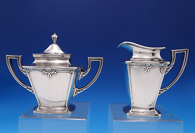 #ad Trianon by International Sterling Silver Sugar and Creamer Set 2pc#C310 #7628 $1178.10