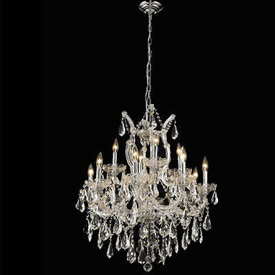 #ad New Crystal Chandelier Maria Theresa Chrome 13Lts 27X26 $2083.32