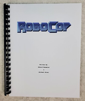 #ad RoboCop Full Movie Script Reprint Full Screenplay Script 1987 Film $21.99