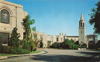 #ad Glendale California Forest Lawn Memorial Park Mausoleum Vintage Postcard $6.39
