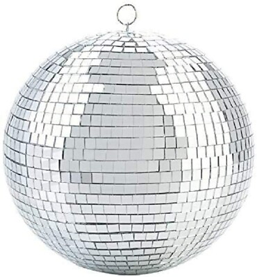 #ad Nulink 8quot; Disco Light Mirror Ball with Hanging Ring $14.88