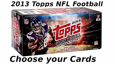 #ad 2013 Topps Football PICK YOUR CARD Including Base Rookie RC and Inserts NFL $0.99