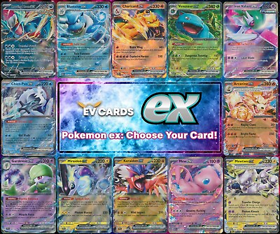 #ad Pokemon ex Choose Your Card 100% Authentic Scarlet amp; Violet Ultra Rare Cards $17.95