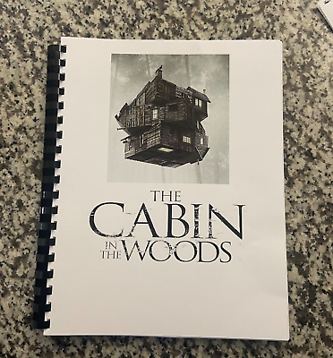 #ad Cabin in the Woods Horror Movie Script Reprint Full Screenplay Script $14.00