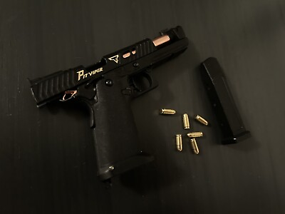 #ad 1:3 John Wick TTI Pit Viper Pistol Mini Toy Gun Keychain Bullet Shell Eject USA $64.99