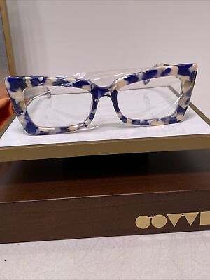 #ad Voogueme VFP0236 04 Cat Eye Blueamp;White Glasses for Women Eyewear 56 18 145mm $26.32