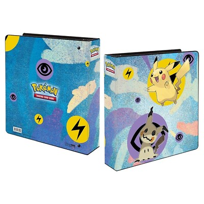 #ad Ultra Pro Pokemon TCG Pikachu Mimikyu Portfolio Album 3 Ring Binder Card Holder $29.95