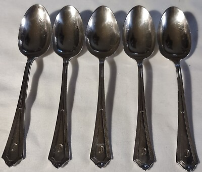 #ad Sterling International Silver 1910 Dorchester Old Spoons Mono quot;Dquot; $89.98