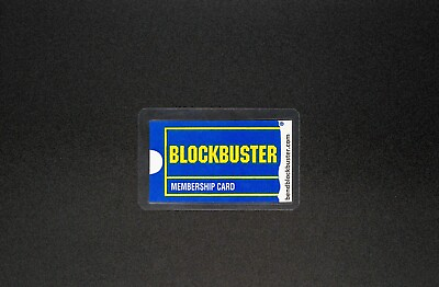 #ad Blockbuster Video Membership Card FREE SHIP $10.75