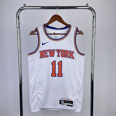 #ad #ad Jalen Brunson #11 New York Knicks White Orange Home 2023 Jersey Mens All Sizes $75.00