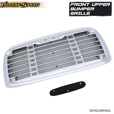 #ad Chrome Front Grille Replacement Fit For Freightliner Columbia BugScreen 2000 08 $150.49