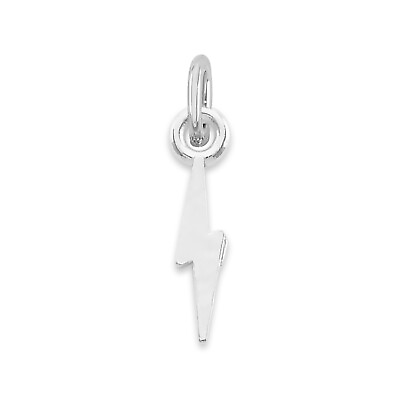 #ad 925 Sterling Silver Lightning Charm Tiny Thunder Charm for Bracelet $17.99