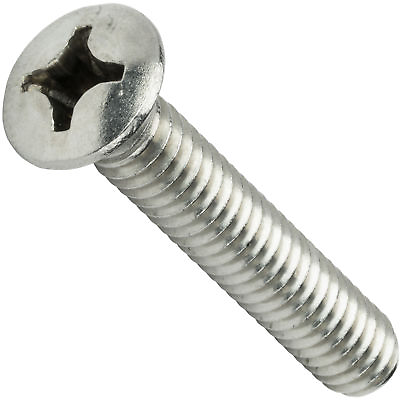 #ad 10 24 Phillips Oval Head Machine Screws Stainless Steel Countersunk All Sizes $157.97