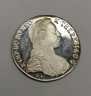 #ad AUSTRIA MARIA THERESA SILVER THALER 1780 RESTRIKE Coin GBP 45.00