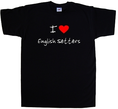 #ad I Love Heart English Setters T Shirt GBP 8.99
