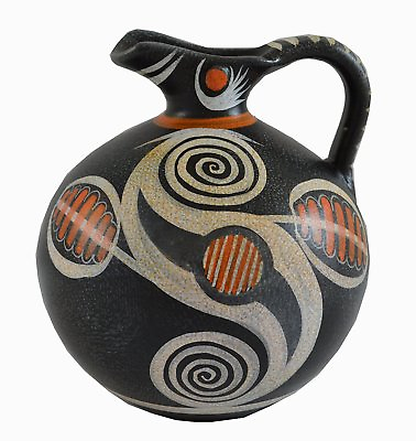 #ad Minoan Pottery Kamares Oinochoe Vase Museum Replica Ancient Crete GBP 45.00