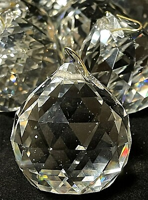 #ad Hanging Round Chandelier Light Fixture Replacement Crystals Lot of 19 $49.99