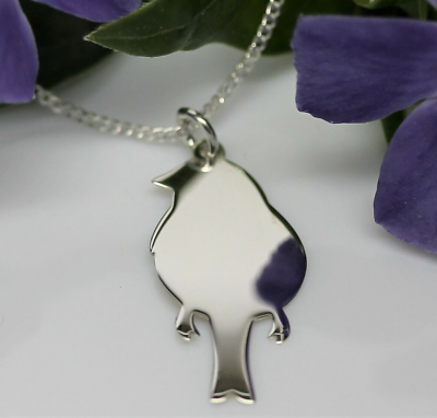 #ad Sterling silver Robin bird pendant amp; chain with free gift box WJS78 GBP 13.45