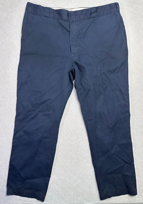 #ad Dickies Navy Blue Work Utility Uniform Pants Men#x27;s Size 44X32 $15.00