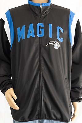 #ad G iii Sports by Carl Banks Orlando Magic Black Jacket Full Zip Size XXL $14.99