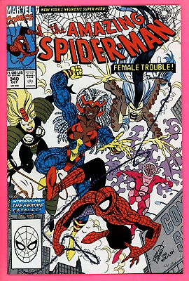 #ad The Amazing Spider Man #340 9.2 NM near mint Marvel comics $9.95