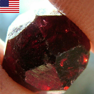 #ad 100% Red Natural Garnet Crystal Gemstone Rough Stone Mineral Specimen Healing 1x $2.34
