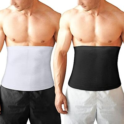 #ad Men Waist Control Belt Band Firm Tummy Control Compression Slimming Body Shaper $7.79