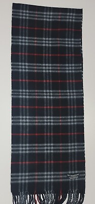 #ad Burberry scarf authentic exotic condition lamb wool fabric $75.00