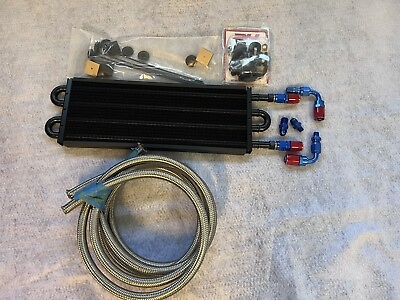 #ad 700R4 TRANSMISSION COOLER KIT WITH 6AN FITTINGS AND STAINLESS HOSE $174.95
