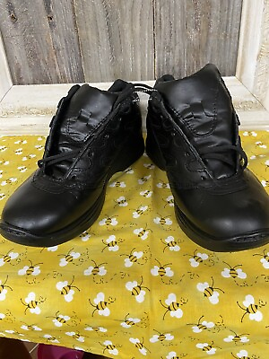 #ad Thorogood Slip amp; Oil Resisting Work Shoes Safety Mens Size 10W Blk Leather New $49.99