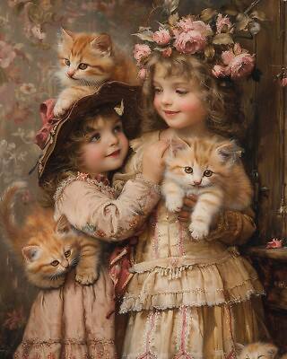 #ad Diverse 8x10 Meow Masterpieces Cat Art Prints Feline Fine Art 21700942 $4.95