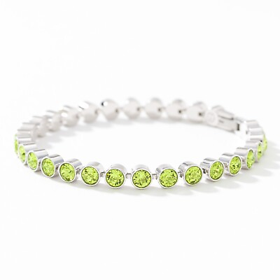 #ad Touchstone Crystal Mini Ice Bracelet Citrus Green $69.00