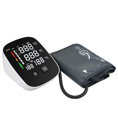 #ad Smart Blood Pressure Monitor with Voice Broadcast Upper Arm Cuff for Home Use $23.29