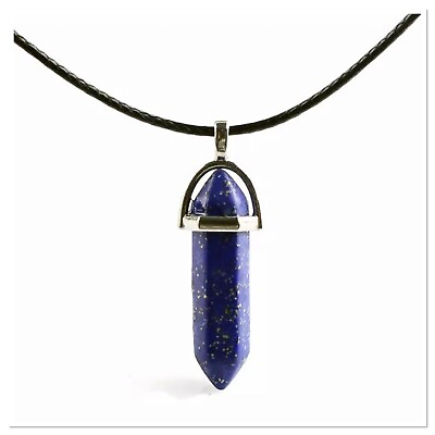 #ad Lapis Lazuli Crystal Chakra Wand Pendant Natural Healing Gemstone ZARD CRYSTALS $10.49