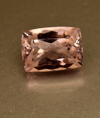 #ad Top Color Pink Morganite 11.90 Ct Certified Cushion Cut Loose Gemstone For Ring $49.20
