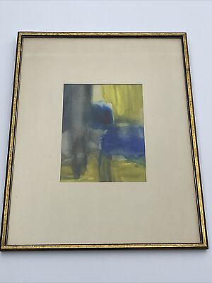 #ad MID CENTURY ABSTRACT PAINTING MODERNISM EXPRESSIONISM 1950#x27;S VINTAGE MYSTERY ART $1200.00