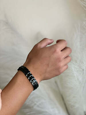 #ad Stunning Magnetic Bracelet men arthritis pain relief Balance Energy Stress women $32.31