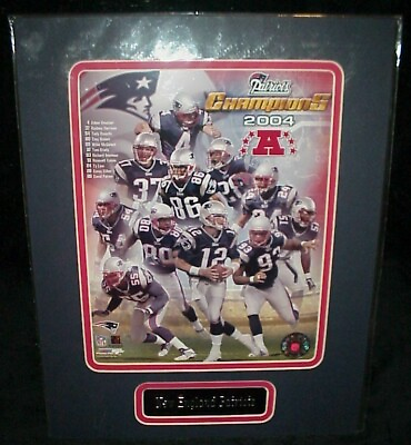 #ad 2004 New England Patriots Matted Photo amp; Name Plate 11x14 Ready for Framing A 44 $7.99