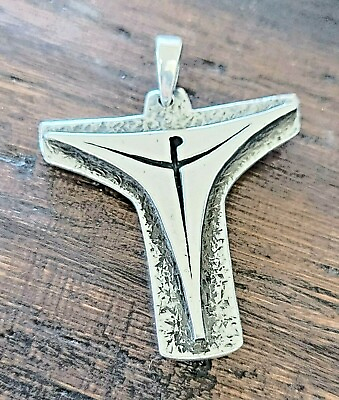 Wow Huge James Avery Cross Pendant Over 20 Grams Silver NEAT PIECE HTF $440.10
