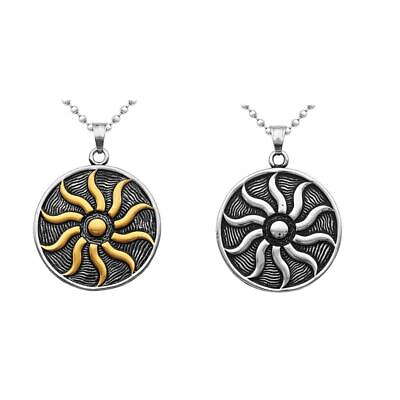 #ad Fashion Sun god 316L Stainless Pendant Necklace for Men $9.15