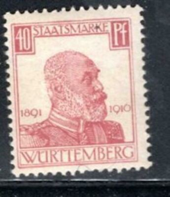 #ad GERMANY GERMAN WURTTEMBERG WUERTTEMBERG STAMPS MINT HINGED LOT 858F $2.25