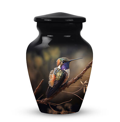 #ad Decorative Memorial Urn 3 Inch Elegant Bird on Branch Unique Urns $21.99